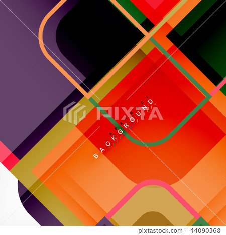 Square geometric abstract background, paper art design for cover design, book template, poster, cd Square geometric abstract background, paper art design for cover design, book template, poster, cd 44090368