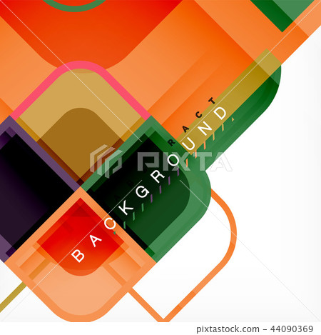 Square geometric abstract background, paper art design for cover design, book template, poster, cd Square geometric abstract background, paper art design for cover design, book template, poster, cd 44090369
