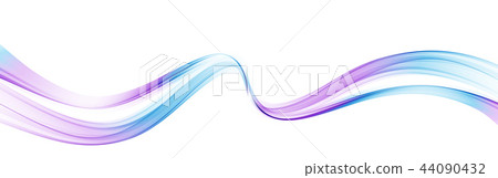 Abstract colorful vector background, color wave for design brochure, website, flyer. 44090432