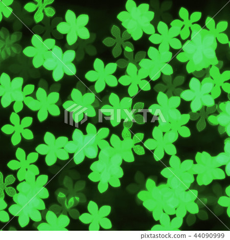 Green blurred flowers bokeh background Green blurred flowers bokeh background 44090999