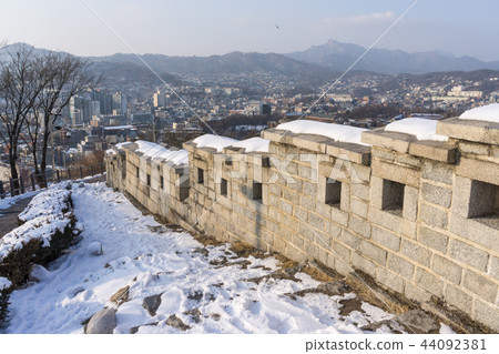 naksan park stone wall naksan park stone wall 44092381