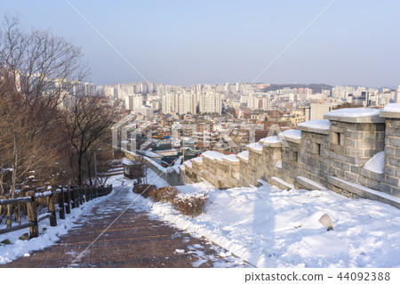 naksan park stone wall naksan park stone wall 44092388