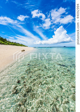 Beach of Okinawa Minnajima 44092994