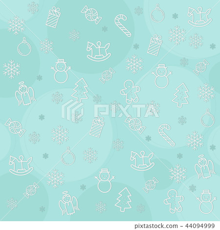 Merry Christmas background vector illustration 44094999