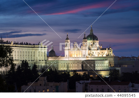 Almudena Cathedral in Madrid, Spain  44095545