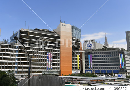 東京都市風景新宿站西入口等的看法 44096822