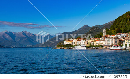 View of Bellagio on the Lake of Cono in Italy View of Bellagio on the Lake of Cono in Italy 44097825