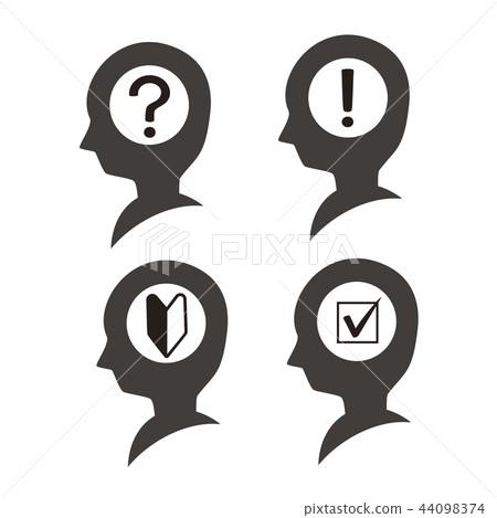 心理圖標 心理圖標 44098374