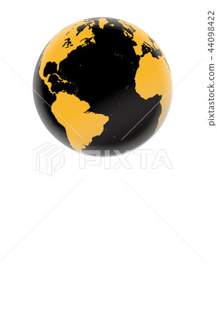 地球大西洋黑橙色 地球大西洋黑橙色 44098422