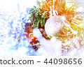 Christmas decorations bokeh background 44098656