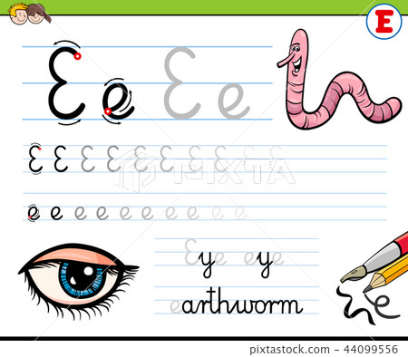 how to write letter E workbook for children how to write letter E workbook for children 44099556