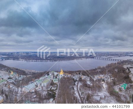 Kiev in the Beginning of Winter. Aerial View Kiev in the Beginning of Winter. Aerial View 44101799