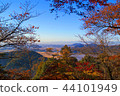 Fuji and autumn leaves 44101949
