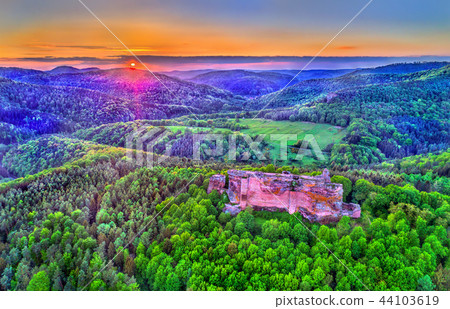 Fleckenstein Castle in the Northern Vosges Mountains - Bas-Rhin, France 44103619