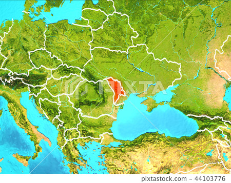 Map of Moldova 44103776