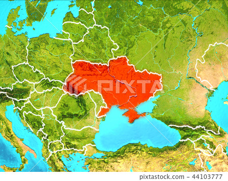 Map of Ukraine Map of Ukraine 44103777