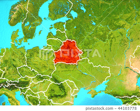 Map of Belarus 44103778