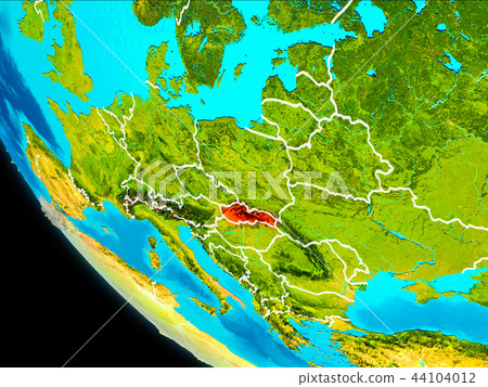 Slovakia on Earth from space Slovakia on Earth from space 44104012