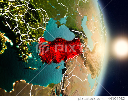 Turkey during sunrise 44104982