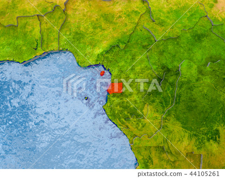 Map of Equatorial Guinea 44105261