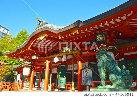 生田神社神社 兵庫縣神戶市中央區 照片素材 圖片 圖庫