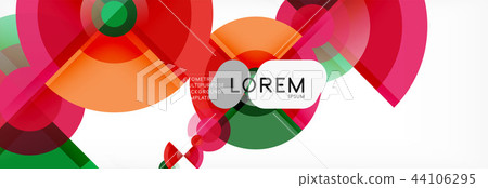 Vector fantastic circle modern geometric background template Vector fantastic circle modern geometric background template 44106295