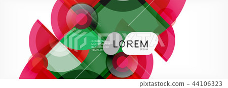 Vector fantastic circle modern geometric background template Vector fantastic circle modern geometric background template 44106323