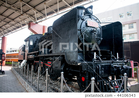 苗栗，台灣苗栗鐵路博物館CT152招標蒸汽機車 44106343