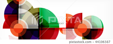 Abstract background bright circles geometric... - Stock Illustration ...