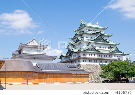 愛知縣名古屋城堡Tenshu和本丸宮 愛知縣名古屋城堡Tenshu和本丸宮 44106785