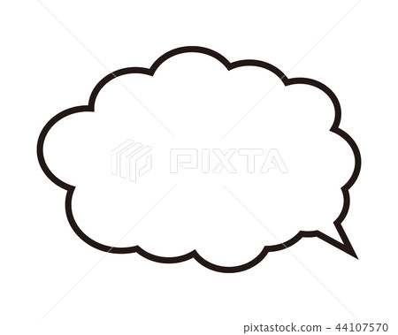 Speech Bubble Vector Serif - Stock Illustration [44107570] - PIXTA