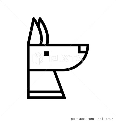 Dog Line illustration 44107802