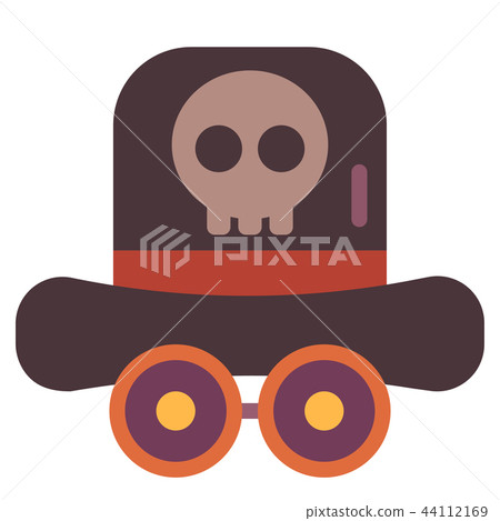 Halloween dress flat illustration Halloween dress flat illustration 44112169