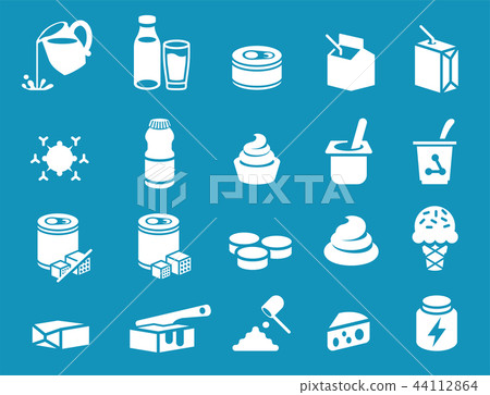Milk general product icon. 44112864