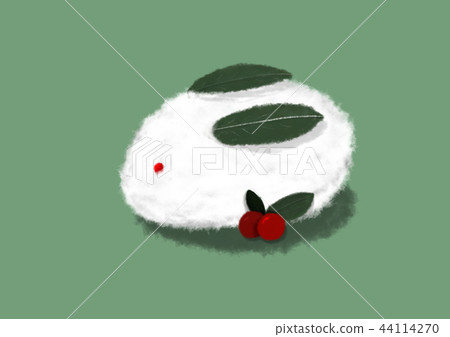 Snow rabbit Red fruit Nanten Snow rabbit Red fruit Nanten 44114270