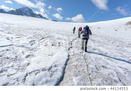 Mountain adventure in Tyrol Alps 44114553