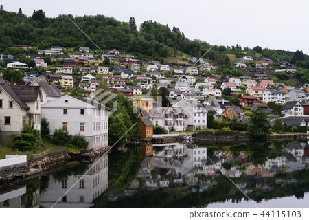 Norheimsund - Norwegian city near Hardangerfjord Norheimsund - Norwegian city near Hardangerfjord 44115103