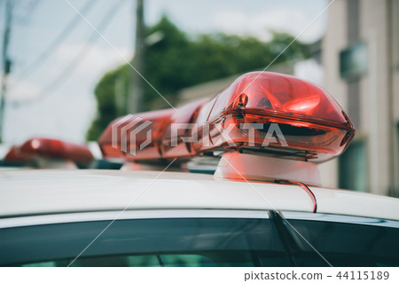 警車 巡邏車 警報器 44115189