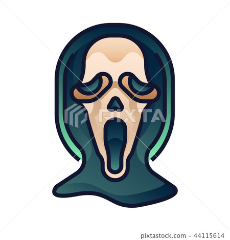 Ghost face gradient illustration Ghost face gradient illustration 44115614