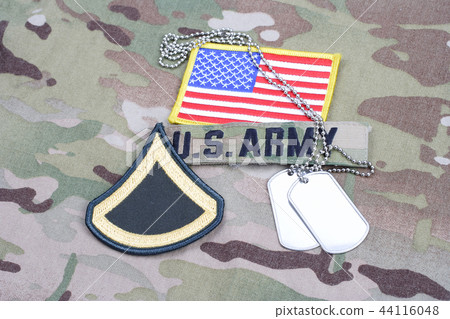 US ARMY Private First Class rank patch, flag patch US ARMY Private First Class rank patch, flag patch 44116048