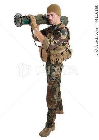 Private Military Company operator with AT4 rocket Private Military Company operator with AT4 rocket 44116169
