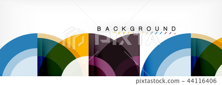 Vector circular abstract background 44116406
