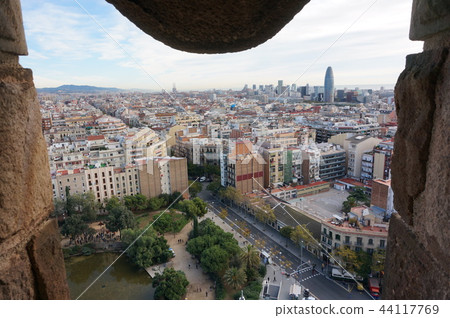 Scenery from Sagrada Familia Scenery from Sagrada Familia 44117769