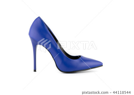 Pointed female shoes with high heels isolated on a 44118544