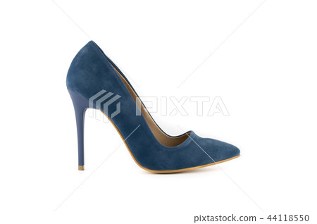 Pointed female shoes with high heels isolated on a 44118550