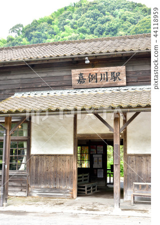 Opened in 1869 JR Kyushu Kaochigawa Station Country Registered Tangible Cultural Property Hayatocho Kirishima City Kagoshima Prefecture 44118959