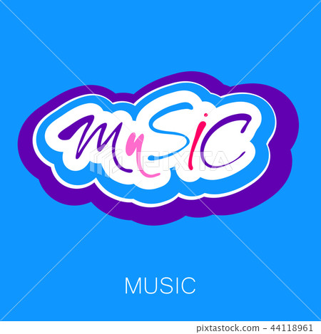 music lettering template - Stock Illustration [44118961] - PIXTA