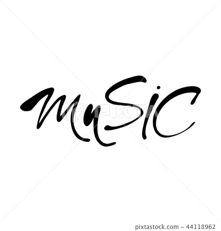 music lettering template - Stock Illustration [44118962] - PIXTA