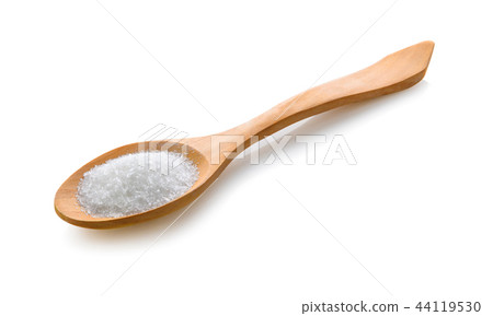 monosodium glutamate in wood spoon monosodium glutamate in wood spoon 44119530