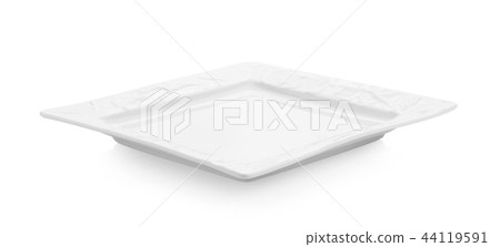 white dish on white background white dish on white background 44119591